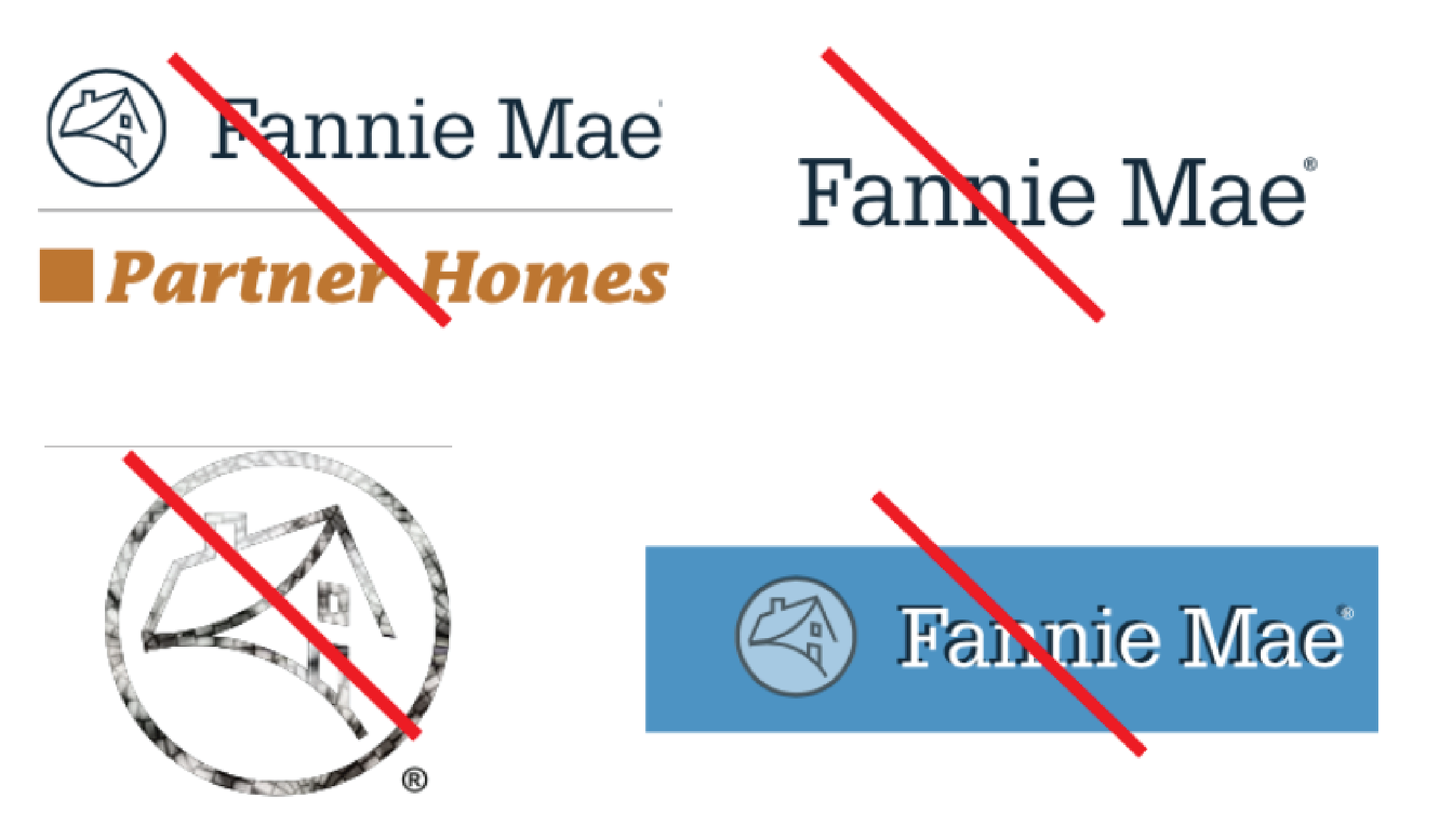 Fannie Mae logo do nots