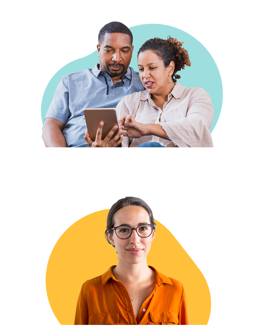 consumer-facing organic shapes